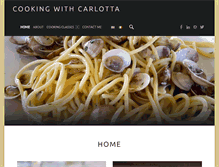 Tablet Screenshot of cookingwithcarlotta.com